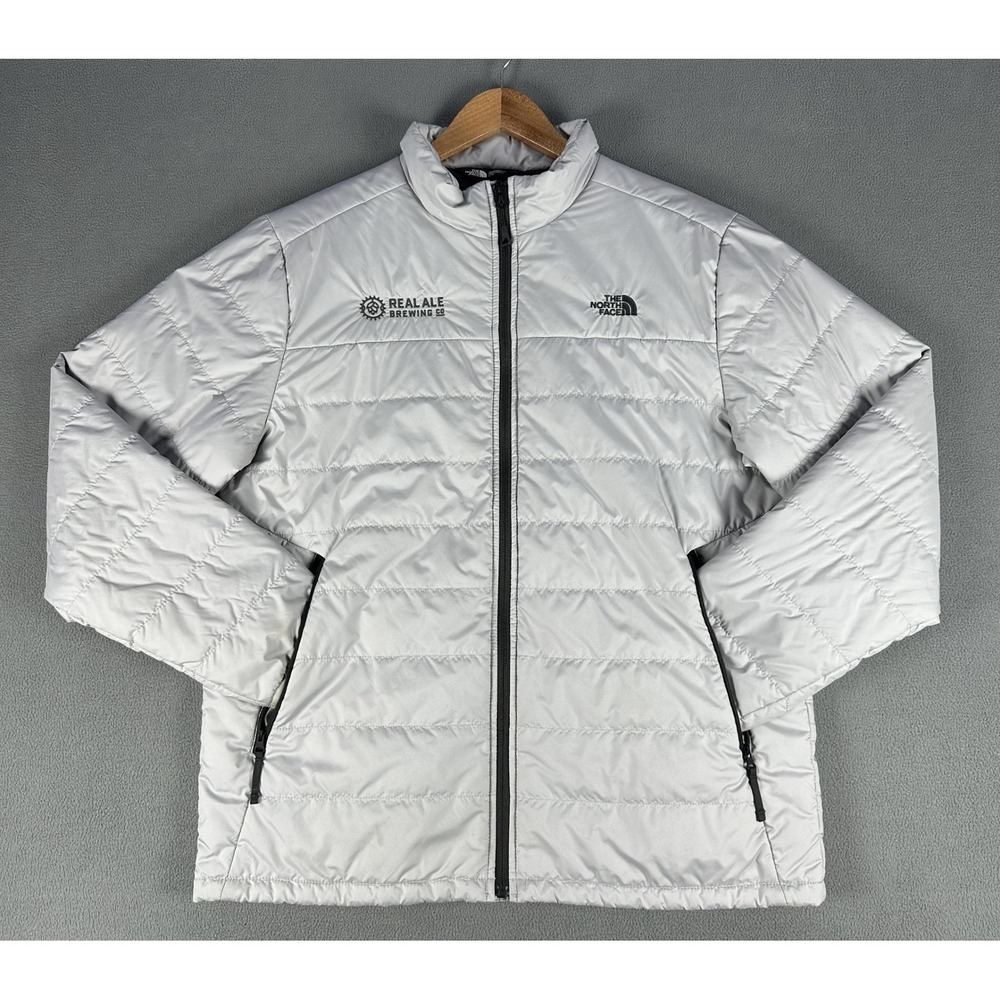 North Face Puffer Jacket Mens Large‎ Grey Bombay Insulated Performance Hiking